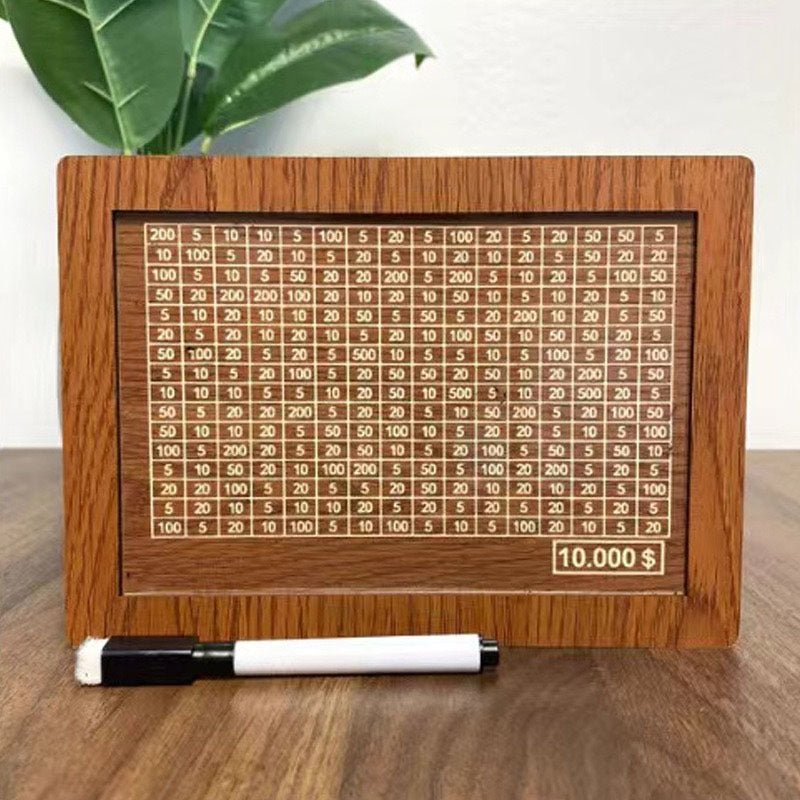 Wood Money Savings Box