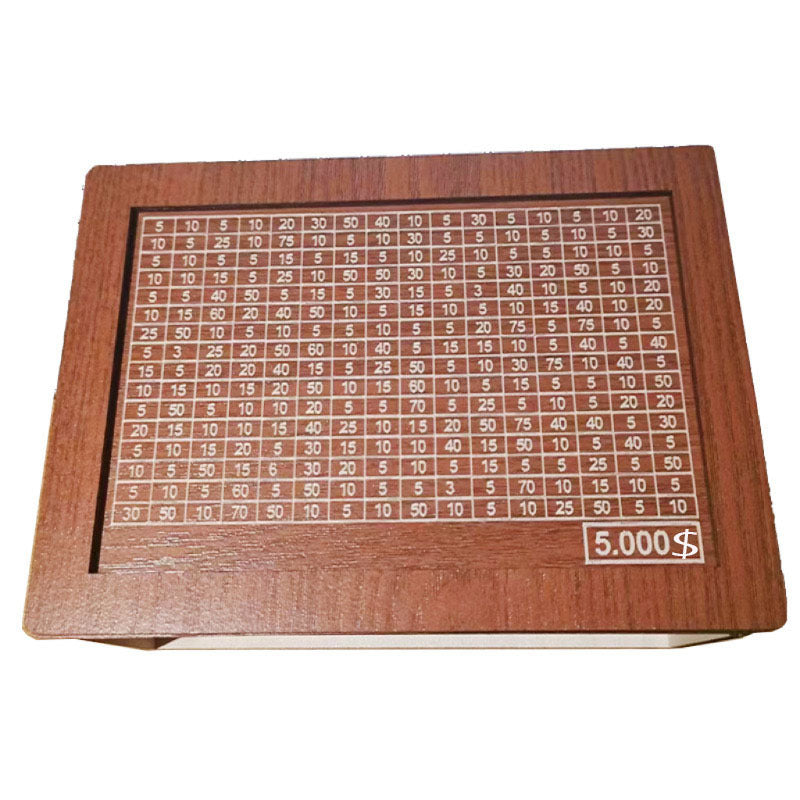 Wood Money Savings Box